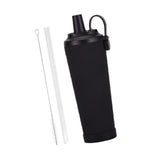 Maxbell Ceramic Coated Liner Insulated Tumbler Cup for Party Camping Walking Black
