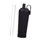 Maxbell Ceramic Coated Liner Insulated Tumbler Cup for Party Camping Walking Black