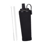 Maxbell Ceramic Coated Liner Insulated Tumbler Cup for Party Camping Walking Black