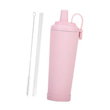 Maxbell Ceramic Coated Liner Insulated Tumbler Cup for Party Camping Walking Pink