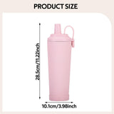 Maxbell Ceramic Coated Liner Insulated Tumbler Cup for Party Camping Walking Pink
