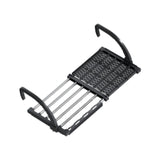 Maxbell Balcony Railing Clothes Drying Rack Adjustable for Window Bathroom