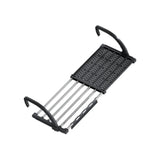 Maxbell Balcony Railing Clothes Drying Rack Adjustable for Window Bathroom