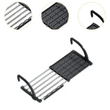 Maxbell Balcony Railing Clothes Drying Rack Adjustable for Window Bathroom