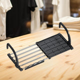 Maxbell Balcony Railing Clothes Drying Rack Adjustable for Window Bathroom