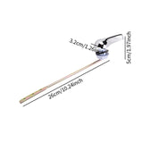 Maxbell Toilet Flush Lever Replace Parts Single Push Flushing Stainless Steel Handle