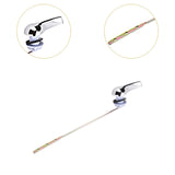 Maxbell Toilet Flush Lever Replace Parts Single Push Flushing Stainless Steel Handle