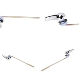 Maxbell Toilet Flush Lever Replace Parts Single Push Flushing Stainless Steel Handle