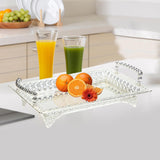 Maxbell Serving Tray with Handles Fruit Storage Plate for Kitchen Dining