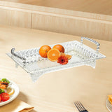 Maxbell Serving Tray with Handles Fruit Storage Plate for Kitchen Dining