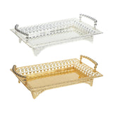 Maxbell Serving Tray with Handles Fruit Storage Plate for Kitchen Dining