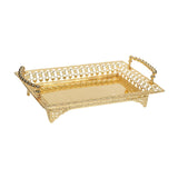Maxbell Serving Tray with Handles Fruit Storage Plate for Kitchen Dining