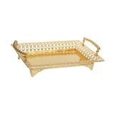 Maxbell Serving Tray with Handles Fruit Storage Plate for Kitchen Dining