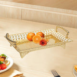 Maxbell Serving Tray with Handles Fruit Storage Plate for Kitchen Dining