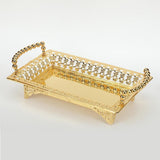 Maxbell Serving Tray with Handles Fruit Storage Plate for Kitchen Dining