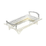 Maxbell Serving Tray with Handle Nordic Iron Art Tray for Living Room