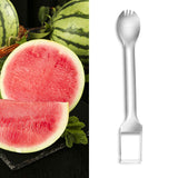Maxbell Watermelon Fork Slicer Cutter Fruit Slicer Cutter for Picnic Camping Kitchen