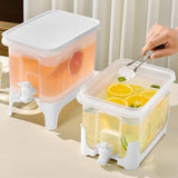 Maxbell Drink Dispenser Jug with Sealed Lid Juice Container for Water Milk Gathering