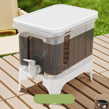 Maxbell Drink Dispenser Jug with Sealed Lid Juice Container for Water Milk Gathering
