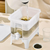 Maxbell Drink Dispenser Jug with Sealed Lid Juice Container for Water Milk Gathering