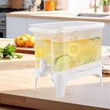 Maxbell Drink Dispenser Jug with Sealed Lid Juice Container for Water Milk Gathering