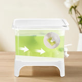 Maxbell Drink Dispenser Jug with Sealed Lid Juice Container for Water Milk Gathering