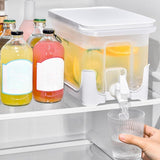 Maxbell Drink Dispenser Jug with Sealed Lid Juice Container for Water Milk Gathering