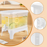 Maxbell Drink Dispenser Jug with Sealed Lid Juice Container for Water Milk Gathering
