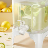 Maxbell Drink Dispenser Jug with Sealed Lid Juice Container for Water Milk Gathering