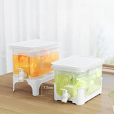 Maxbell Drink Dispenser Jug with Sealed Lid Juice Container for Water Milk Gathering