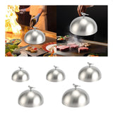 Maxbell Steaming Cover Multifunction Burger Steamer for Hotel Kitchen Supplies Store 12cm