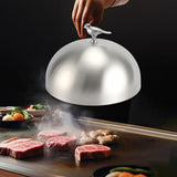 Maxbell Steaming Cover Multifunction Burger Steamer for Hotel Kitchen Supplies Store 24cm