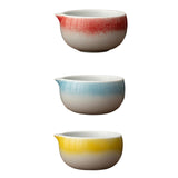 Maxbell Ceramic Matcha Bowl Handmade Gift Matcha Bowl for Family Ceremony Tea Lovers red