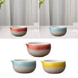 Maxbell Ceramic Matcha Bowl Handmade Gift Matcha Bowl for Family Ceremony Tea Lovers red