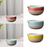 Maxbell Ceramic Matcha Bowl Handmade Gift Matcha Bowl for Family Ceremony Tea Lovers red