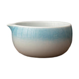 Maxbell Ceramic Matcha Bowl Handmade Gift Matcha Bowl for Family Ceremony Tea Lovers blue