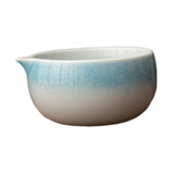 Maxbell Ceramic Matcha Bowl Handmade Gift Matcha Bowl for Family Ceremony Tea Lovers blue