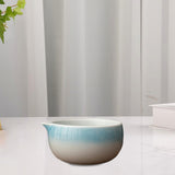 Maxbell Ceramic Matcha Bowl Handmade Gift Matcha Bowl for Family Ceremony Tea Lovers blue