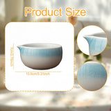 Maxbell Ceramic Matcha Bowl Handmade Gift Matcha Bowl for Family Ceremony Tea Lovers blue
