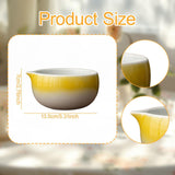 Maxbell Ceramic Matcha Bowl Handmade Gift Matcha Bowl for Family Ceremony Tea Lovers yellow