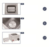 Maxbell Stainless Steel Butter Wheel Butter Spreader Roller for Tailgating Breakfast 304 Stainless Steel
