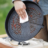Maxbell Nonstick Baking Sheet Pan Cookware Portable Frying Pans for Cooking Roasting