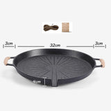 Maxbell Nonstick Baking Sheet Pan Cookware Portable Frying Pans for Cooking Roasting