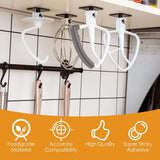 Maxbell 4Pcs Stand Mixer Attachment Holders Space Saving Kitchen Accessory Organizer