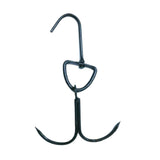 Maxbell Roast Duck Hook Stainless Steel Bacon Hanger Double Hooks for Hams Black