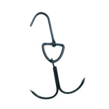 Maxbell Roast Duck Hook Stainless Steel Bacon Hanger Double Hooks for Hams Black
