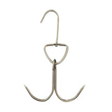 Maxbell Roast Duck Hook Stainless Steel Bacon Hanger Double Hooks for Hams Argent