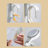 Maxbell Suction Cup Hook for Shower Reusable Suction Hook for Window Glass Door Wall