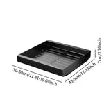 Maxbell Pull Out Cabinet Organizer Sturdy Expandable (11.81''-19.69'') for Pans Pots Black