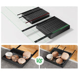 Maxbell Pull Out Cabinet Organizer Sturdy Expandable (11.81''-19.69'') for Pans Pots Black